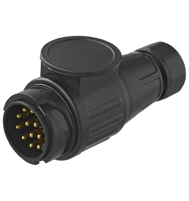 13 pinna tengi 12v hann plast