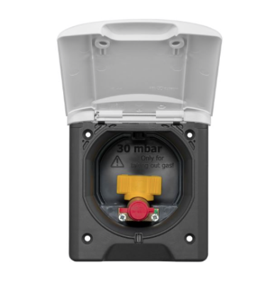 Gas Hraðtengi - BBQ Point Hvítt