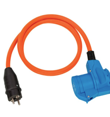 Tengiskott með auka 220V orange snúra