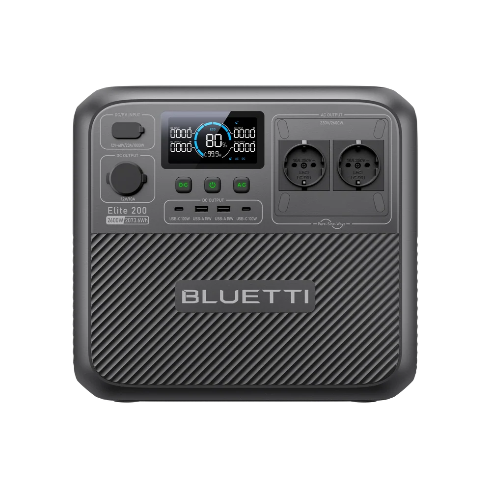 Bluetti Elite200 V2 2600w 2073kWh