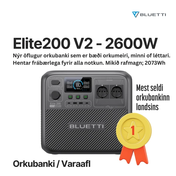 Bluetti Elite200 V2 2600w 2073kWh - Image 4